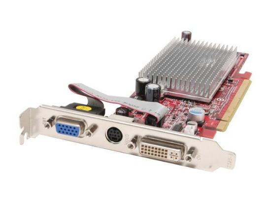 Picture of POWERCOLOR X550128HM512 Radeon X550 HyperMemory 512MB(128MB on Board) 64-bit DDR PCI Express x16 Low Profile Video Card