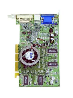 Picture of SAPPHIRE RADEON 9000 PRO 64M Radeon 9000PRO 64MB 128-bit DDR Video Card - OEM