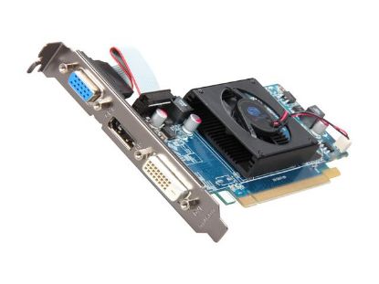 Picture of SAPPHIRE 100321DDR5OCL Radeon HD 6450 512MB GDDR5 PCI Express 2.1 x16 HDCP Ready Video Card