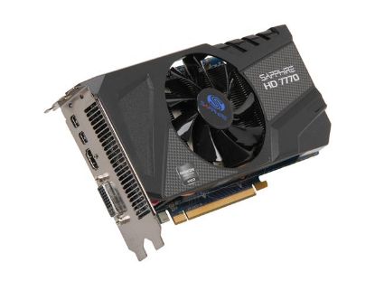 Picture of SAPPHIRE 11201 02 20G Radeon HD 7770 GHz Edition OC 1GB 128-bit GDDR5 PCI Express 3.0 x16 HDCP Ready Video Card (11201-02-20G)