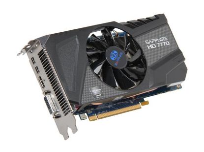 Picture of SAPPHIRE 11201 02 40G Radeon HD 7770 GHz Edition 1GB 128-bit GDDR5 PCI Express 3.0 x16 HDCP Ready CrossFireX Support Video Card