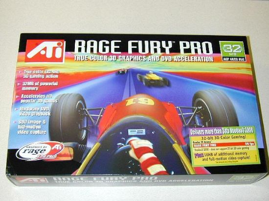 Picture of ATI 100-416237 Rage Fury Pro AGP 2X/4X Video Card