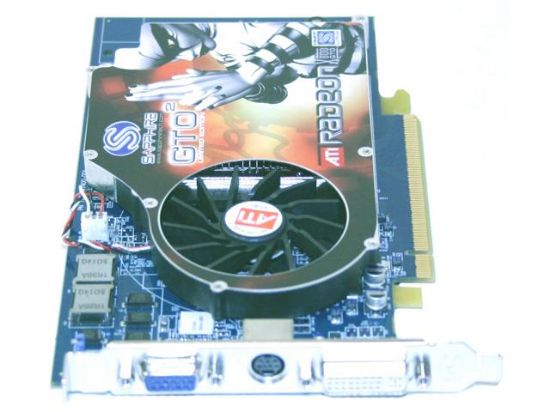 Picture of SAPPHIRE 100130SR-BL Radeon X800GTO2 256MB 256-bit GDDR3 PCI Express x16 Deluxe Video Card