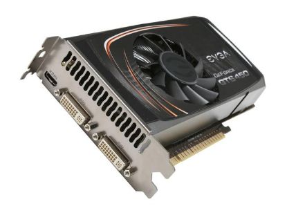 Picture of EVGA 01G-P3-1450-A3 GeForce GTS 450 (Fermi) 1GB 128-bit GDDR5 PCI Express 2.0 x16 HDCP Ready SLI Support Video Card