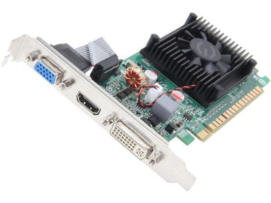 Picture of EVGA 512-P3-1310-RX GeForce 210 512MB 32-bit DDR3 PCI Express 2.0 x16 HDCP Ready Low Profile Video Card