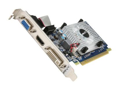 Picture of PNY GMGT52WN2F1EH+GTG4ACA GeForce GT 520 (Fermi) 1GB 64-bit DDR3 PCI Express 2.0 x16 HDCP Ready Low Profile Ready Video Card