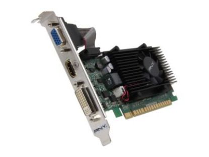 Picture of PNY VCGGT5201XPB-CG GeForce GT 520 (Fermi) 1GB 64-bit DDR3 PCI Express 2.0 x16 HDCP Ready Low Profile Ready Video Card