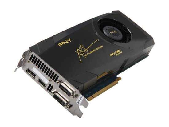 Picture of PNY VCGGTX680XPB-S GeForce GTX 680 2GB 256-bit GDDR5 PCI Express 3.0 x16 HDCP Ready SLI Support Video Card