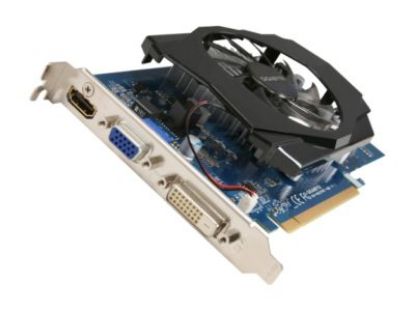 Picture of GIGABYTE GV R657OC 1GI Radeon HD 6570 1GB 128-bit DDR3 PCI Express 2.1 x16 HDCP Ready Video Card