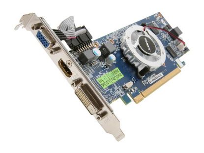 Picture of GIGABYTE GV R645D3 512I Radeon HD 6450 512MB 64-bit DDR3 PCI Express 2.1 x16 HDCP Ready Low Profile Ready Video Card