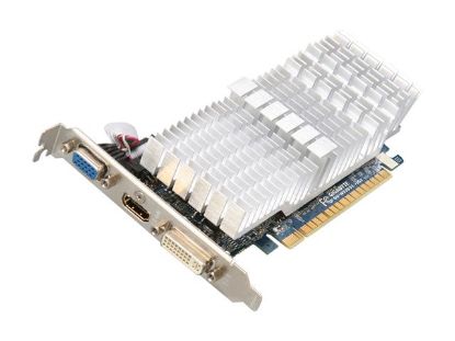 Picture of GIGABYTE GV N520SL 1GI GeForce GT 520 (Fermi) 1GB 64-bit DDR3 PCI Express 2.0 x16 HDCP Ready Low Profile Ready Video Card