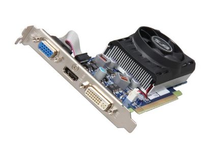 Picture of ECS NGT220C 1GQR F GeForce GT 220 128MB 128-bit DDR3 PCI Express 2.0 x16 HDCP Ready Low Profile Ready Video Card