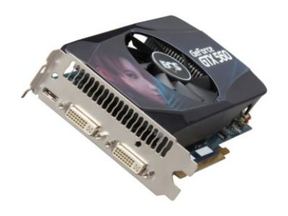 Picture of ECS NGTX5601GPIF1 GeForce GTX 560 (Fermi) 1GB 256-bit GDDR5 PCI Express 2.0 x16 HDCP Ready SLI Support Video Card