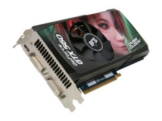 Picture of ECS NBGTX560 1GPI F Black Series GeForce GTX 560 (Fermi) 1GB 256-bit GDDR5 PCI Express 2.0 x16 HDCP Ready SLI Support Video Card