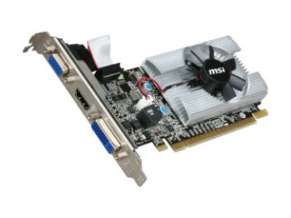 Picture of MSI N210 MD1G D3 GeForce 210 1GB 64-bit DDR3 PCI Express 2.0 x16 HDCP Ready Low Profile Ready Video Card