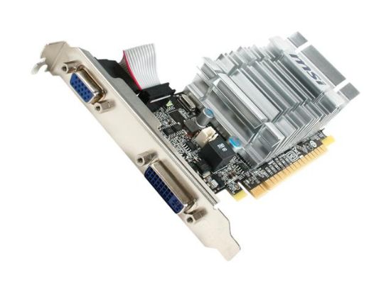 Picture of MSI N8400GS-D1GD3H-LP GeForce 8400 GS 1GB 64-bit DDR3 PCI Express 2.0 x16 HDCP Ready Low Profile Video Card