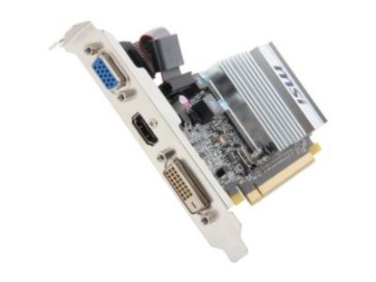 Picture of MSI R5450 MD1GD3H LP Radeon HD 5450 1GB 64-bit DDR3 PCI Express 2.0 x16 HDCP Ready Low Profile Video Card