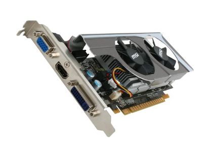 Picture of MSI N440GT MD1GD3 LP GeForce GT 440 (Fermi) 1GB 128-bit DDR3 PCI Express 2.0 x16 HDCP Ready Video Card