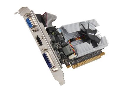 Picture of MSI N210 MD512D3 LP GeForce 210 512MB 64-bit DDR3 PCI Express 2.0 x16 HDCP Ready Video Card