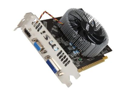 Picture of MSI N450GTS MD1GD3 GeForce GTS 450 (Fermi) 1GB 128-bit DDR3 PCI Express 2.0 x16 HDCP Ready Video Card