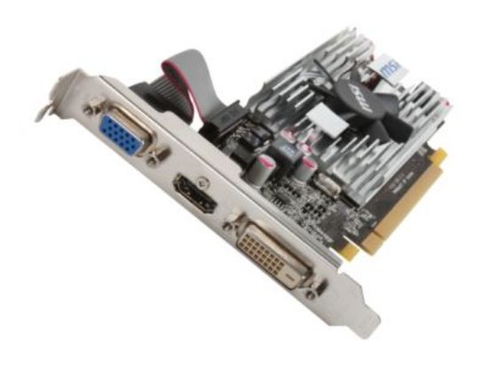 Picture of MSI R6570 MD1G/LP Radeon HD 6570 1GB 128-bit DDR3 PCI Express 2.1 x16 HDCP Ready Low Profile Ready Video Card