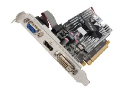 Picture of MSI R6570 MD2GD3 LP Radeon HD 6570 2GB 128-bit DDR3 PCI Express 2.1 x16 HDCP Ready Low Profile Video Card