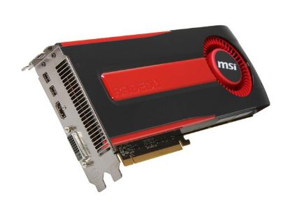 Picture of MSI R79702PMD3GD5 Radeon HD 7970 3GB 384-bit GDDR5 PCI Express 3.0 x16 HDCP Ready CrossFireX Support Video Card