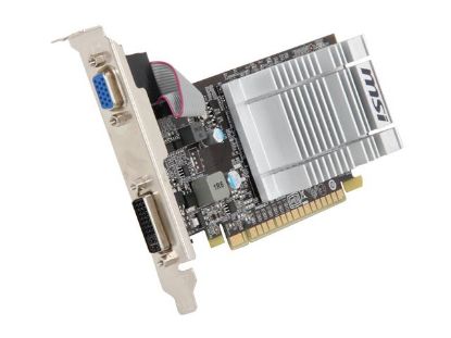 Picture of MSI N8400GS D512D3HLP R GeForce 8400 GS 512MB DDR3 PCI Express 2.0 x16 HDCP Ready Video Card