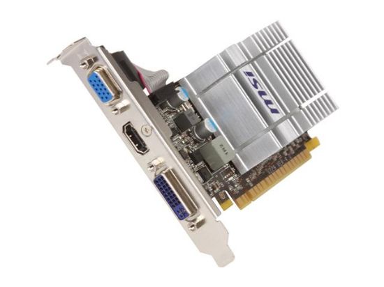 Picture of MSI N8400GSMD512H/TC GeForce 8400 GS 512MB DDR3 (Turbocache 1GB) 64-bit DDR3 HDCP Ready Low Profile Video Card