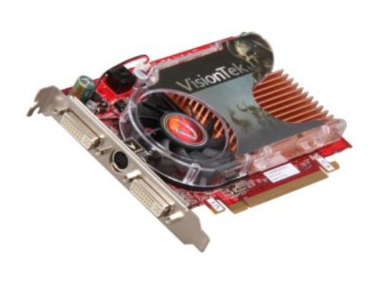 Picture of VISIONTEK VT-400226 Radeon HD 2600PRO 512MB 128-bit GDDR2 PCI Express x16 HDCP Ready CrossFireX Support Video Card