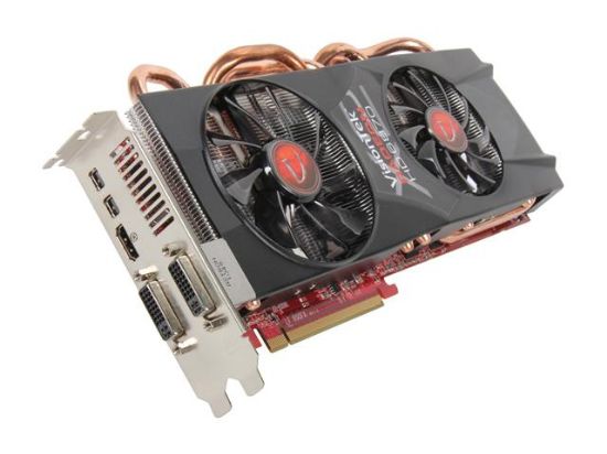 Picture of VISIONTEK 900394 Radeon HD 6870 x2 2GB 2 X 256bit (256bit) GDDR5 PCI Express 2.1 x16 HDCP Ready CrossFireX Support Video Card with Eyefin