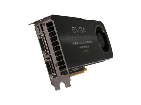 Picture of EVGA 012-P3-2078 TX GeForce GTX 560 Ti - 448 Cores (Fermi) Classified Ultra 1280MB 320-bit GDDR5 PCI Express 2.0 x16 HDCP Ready SLI Suppo