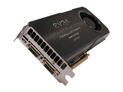 Picture of EVGA 012-P3-2078-RX GeForce GTX 560 Ti - 448 Cores (Fermi) Classified Ultra 1280MB 320-bit GDDR5 PCI Express 2.0 x16 HDCP Ready SLI Suppo