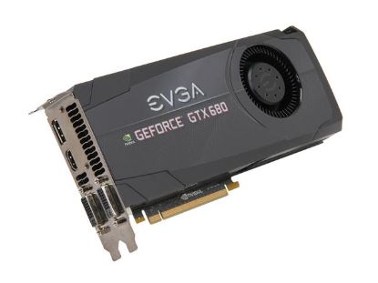 Picture of EVGA 02G P4 2684 A1 SuperClocked GeForce GTX 680 2GB 256-bit GDDR5 PCI Express 3.0 x16 HDCP Ready SLI Support Video Card