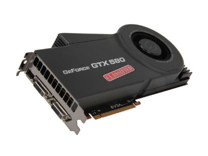 Picture of EVGA 03G P3 1594 A1 GeForce GTX 580 (Fermi) Classified 3GB 384-bit GDDR5 PCI Express 2.0 x16 HDCP Ready SLI Support Video Card