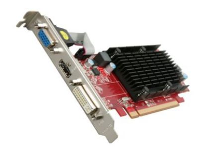 Picture of POWERCOLOR AX5450 1GBK3 SH Go! Green Radeon HD 5450 (Cedar) 1GB 64-bit DDR3 PCI Express 2.1 x16 HDCP Ready Low Profile Ready Video C