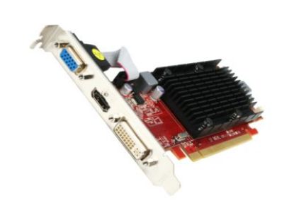 Picture of POWERCOLOR AX5450 512MK3 SH Go! Green Radeon HD 5450 (Cedar) 512MB 64-bit DDR3 PCI Express 2.1 x16 HDCP Ready Video Card