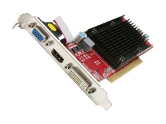 Picture of POWERCOLOR AP5450 512MD2 SH Go! Green Radeon HD 5450 512MB 64-bit DDR2 PCI HDCP Ready Low Profile Ready Video Card