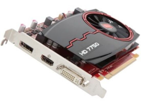 Picture of POWERCOLOR AX7750 1GBD5-DH Radeon HD 7750 1GB 128-bit GDDR5 PCI Express 3.0 x16 HDCP Ready CrossFireX Support Video Card