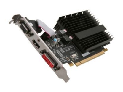 Picture of XFX HD 545X ZQH2 Radeon HD 5450 1GB 64-bit DDR3 PCI Express 2.1 x16 HDCP Ready Low Profile Ready Video Card