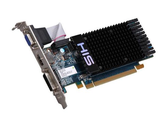 Picture of HIS H545H1G Radeon HD 5450 (Cedar) 1GB 64-bit DDR3 PCI Express 2.1 x16 HDCP Ready Low Profile Ready Video Card