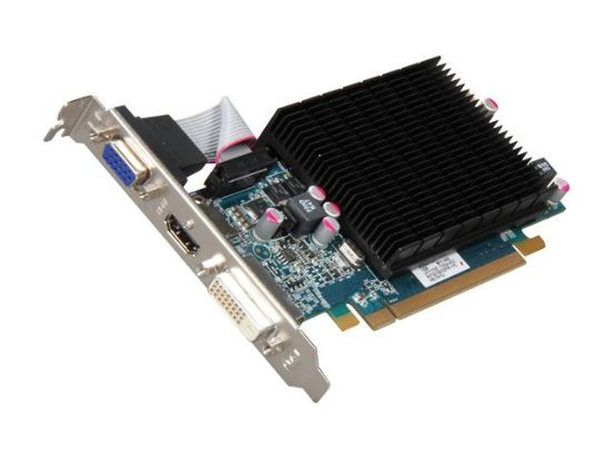 Picture of HIS H657H1G Radeon HD 6570 1GB 128-bit DDR3 PCI Express 2.1 x16 HDCP Ready Low Profile Ready Video Card