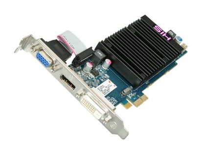 Picture of HIS H645H2GD1 Radeon HD 6450 2GB 64-bit DDR3 PCI Express x1 HDCP Ready Low Profile Video Card