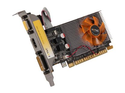 Picture of ZOTAC ZT-50604-10L GeForce GT 520 (Fermi) 1GB 64-bit DDR3 PCI Express 2.0 x16 HDCP Ready Low Profile Ready Video Card