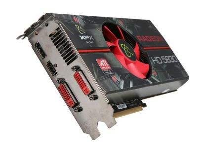 Picture of XFX HD 583X ZAFA Radeon HD 5830 1GB 256-bit GDDR5 PCI Express 2.1 x16 HDCP Ready CrossFireX Support Video Card