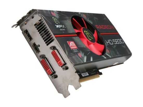 Picture of XFX HD583XZAFV Radeon HD 5830 1GB 256-bit GDDR5 PCI Express 2.1 x16 HDCP Ready CrossFireX Support Video Card