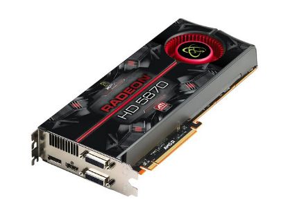 Picture of XFX HD 587A ZNFK Radeon HD 5870 (Cypress XT) 1GB 256-bit GDDR5 PCI Express 2.0 x16 HDCP Ready CrossFire Supported Video Card