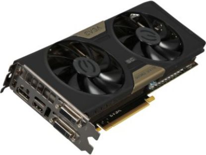 Picture of EVGA 02G P4 2776 AR GeForce GTX 770 DUAL SuperClocked  2GB 256-bit GDDR5 PCI Express 3.0 SLI Support w/ ACX Cooler Video Card 