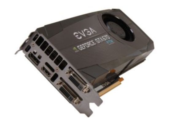 Picture of EVGA 04G-P4-3673-AR GeForce GTX 670 FTWand 4GB 256-bit GDDR5 PCI Express 3.0 x16 HDCP Ready SLI Support Video Card