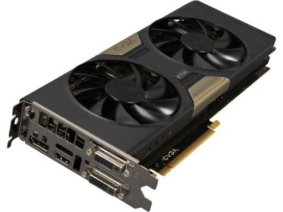 Picture of EVGA 04G-P4-3776-AR GeForce GTX 770 4GB 256-bit GDDR5 PCI Express 3.0 SLI Support FTW 4GB Dual w/ ACX Cooler Video Card